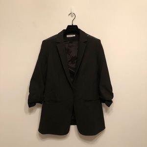 Elizabeth and James Black Studded Blazer